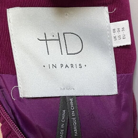 HD In Paris Velvet Dress Queen Anne Neckline Removable Straps 4 - Picture 9 of 11